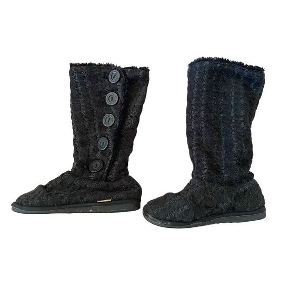 Mukluk Sweater Boots Faux Fur Winter Slippers - Picture 1 of 10